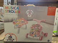 5x 2-in-1 baby walker/loopwagen (loopwagen en speeltafel), musical stroller - afbeelding 1 van  4