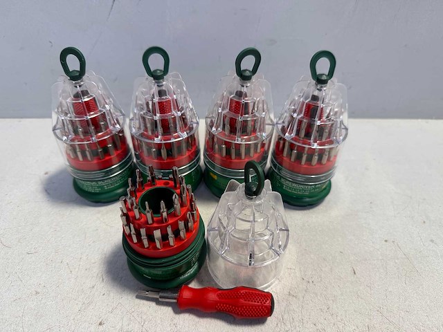 (5x) 31-in-1 precisiegreep schroevendraaier set mobiele telefoon reparatie kit gereedschap - afbeelding 1 van  1