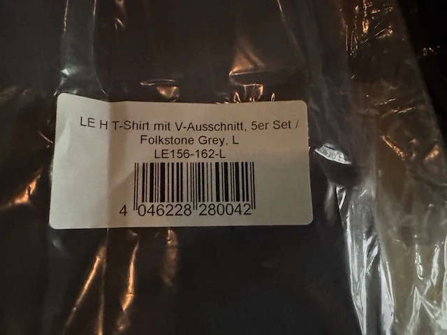 5x 5-pak heren t-shirt maat l lower east - afbeelding 2 van  2