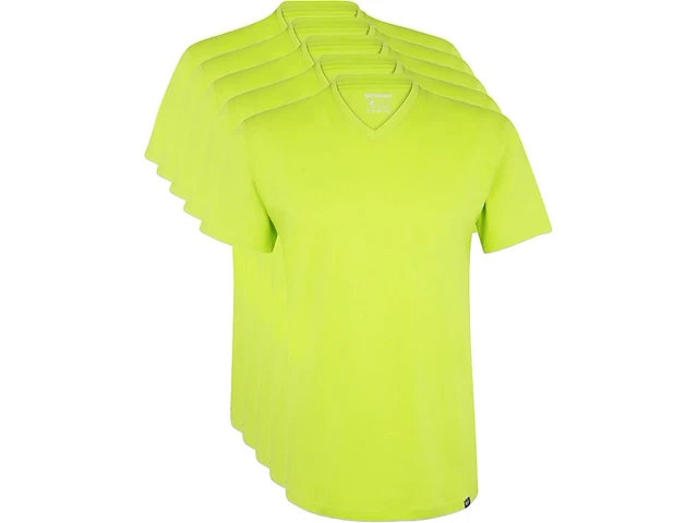 5x 5-pak sport t-shirt met v-hals maat s lower east - afbeelding 1 van  2