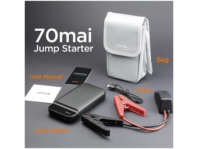 5x 70mai jump starter powerbank 11100mah + led - afbeelding 2 van  4