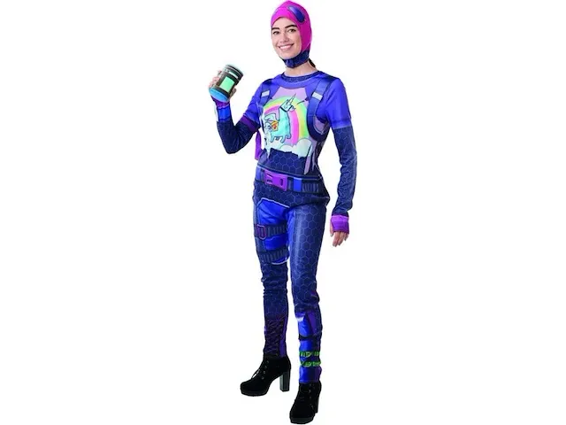 5x adult brite bomber fortnite verkleedpak - s - afbeelding 1 van  7