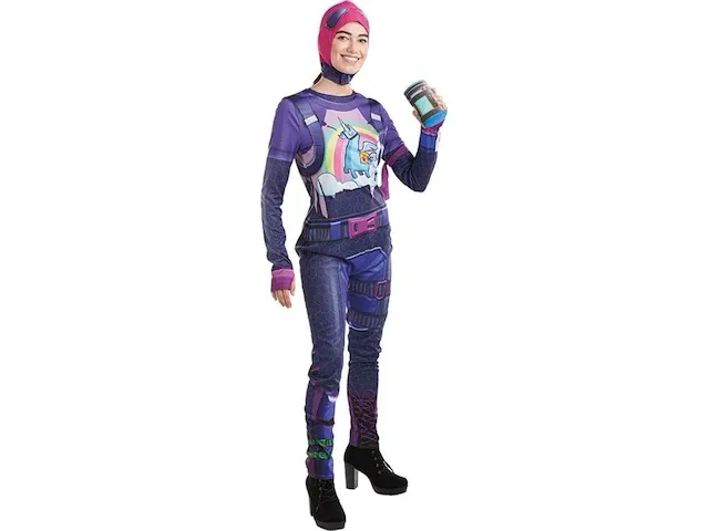5x adult brite bomber fortnite verkleedpak - s - afbeelding 4 van  7