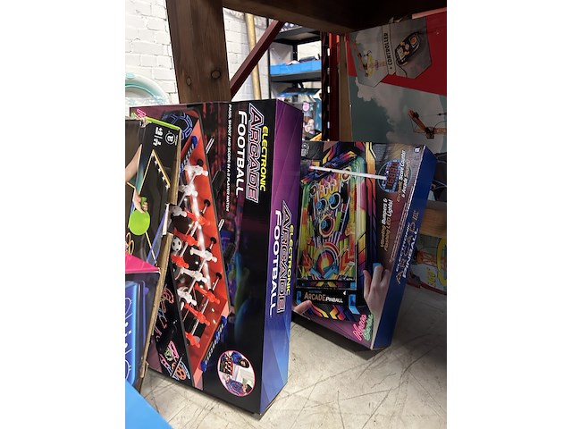 5x arcade speelgoed electronic arcade, ping pong, air hockey, hover shot - afbeelding 2 van  4