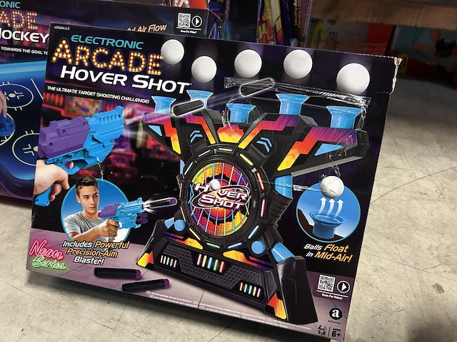 5x arcade speelgoed electronic arcade, ping pong, air hockey, hover shot - afbeelding 3 van  4