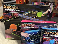 5x arcade speelgoed electronic arcade, ping pong, air hockey, hover shot - afbeelding 4 van  4