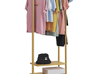 5x bamboe kledingrek/kapstok i-wannahave - afbeelding 1 van  3