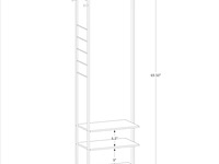 5x bamboe kledingrek/kapstok i-wannahave - afbeelding 3 van  3