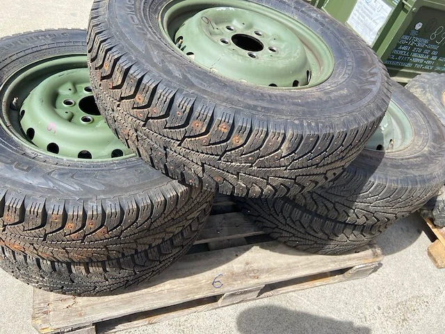 5x band met velg 5x130 g klasse (met spijker banden), hakkapelitta, 4x4 terreinwagen 16 inch - afbeelding 12 van  13