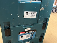 5x bouwgereedschap, 1x 18v accu, 1x lader, m-boxen makita, 1x djv182zj, 1x dhr242zjv, 1x dhs630zj, 2x ddf484rt3j - afbeelding 4 van  5