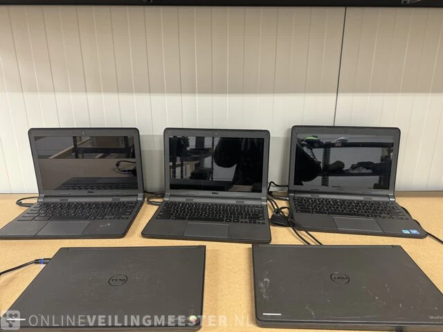 5x chromebook dell, 11 3120 , zwart - afbeelding 8 van  10