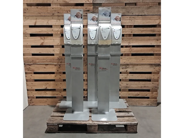 5x desinfectiezuil met dispenser, rical - afbeelding 1 van  8