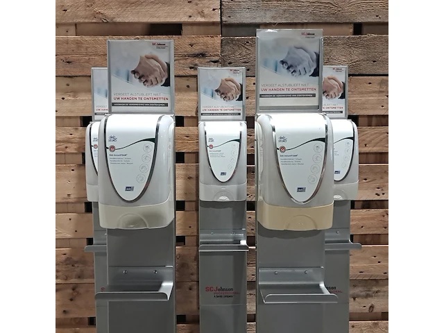 5x desinfectiezuil met dispenser, rical - afbeelding 2 van  8