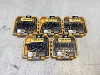 (5x) dewalt t20 - 25-delig bitset - afbeelding 1 van  2