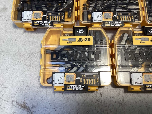 (5x) dewalt t20 - 25-delig bitset - afbeelding 2 van  2