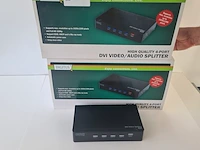 5x digitus dvi video splitter 4xpc digitus, dc-42211 - afbeelding 1 van  8