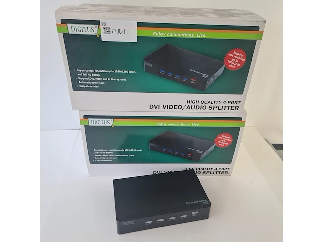 5x digitus dvi video splitter 4xpc digitus, dc-42211 - afbeelding 5 van  8