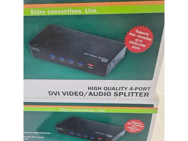 5x digitus dvi video splitter 4xpc digitus, dc-42211 - afbeelding 6 van  8