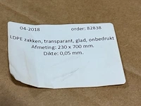 5x doos met 1600 lpde zakken - afbeelding 3 van  4