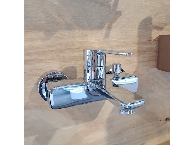 5x douche/badkraan, diverse merken, chroom - afbeelding 3 van  6