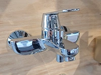 5x douche/badkraan, diverse merken, chroom - afbeelding 4 van  6