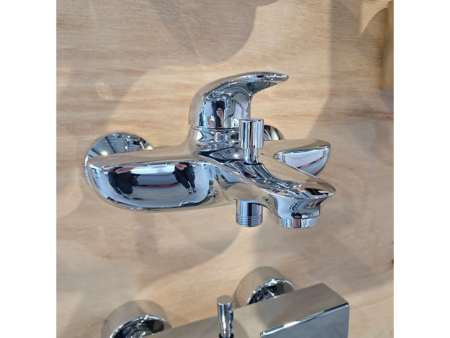 5x douche/badkraan, diverse merken, chroom - afbeelding 5 van  6