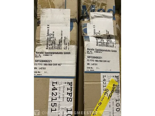 5x douchecabine sphinx en huppe - afbeelding 4 van  4