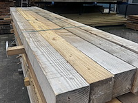5x douglas paal | fijnbezaagd , 15 x 15 x 400 cm - afbeelding 3 van  3