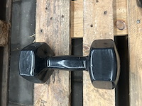 5x dumbbell set 2x 1kg, 2x 3kg, 2x 3kg, 2x 6kg, 2x 7kg, 1x los 5 kg, 1x los 10kg active panther - afbeelding 5 van  6