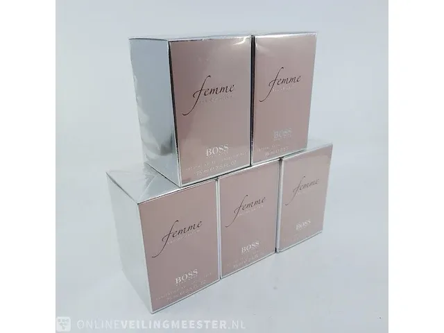 5x eau de parfum, 75 ml hugo boss, femme, vaporisateur spray - afbeelding 1 van  4