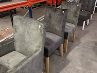 5x eetkamerstoel assorti, zazuhome, "bianca" - afbeelding 4 van  4