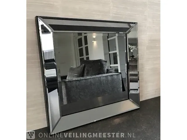5x eric kuster style 4mm geslepen spiegel antraciet 50 x 50cm 5 stuks, 8002990, antraciet, bouwjaar 2023 - afbeelding 1 van  3