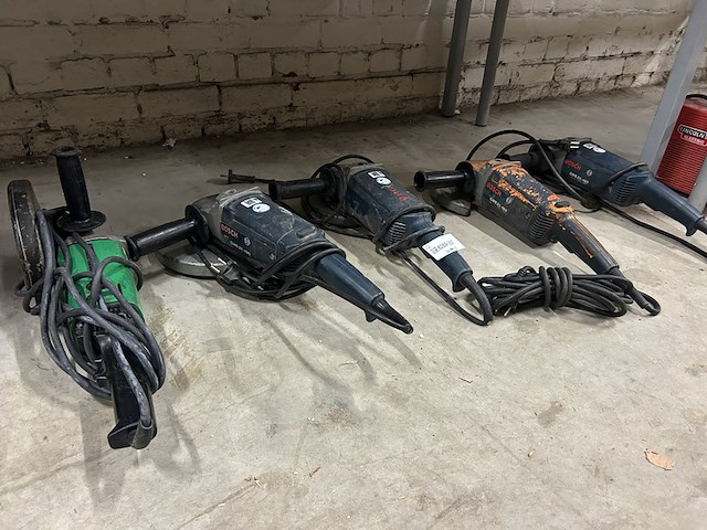 5x flex, haakse slijpmachine bosch - afbeelding 1 van  9