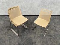 5x gaber akami - nestelbare kantinestoel - beige - afbeelding 7 van  7
