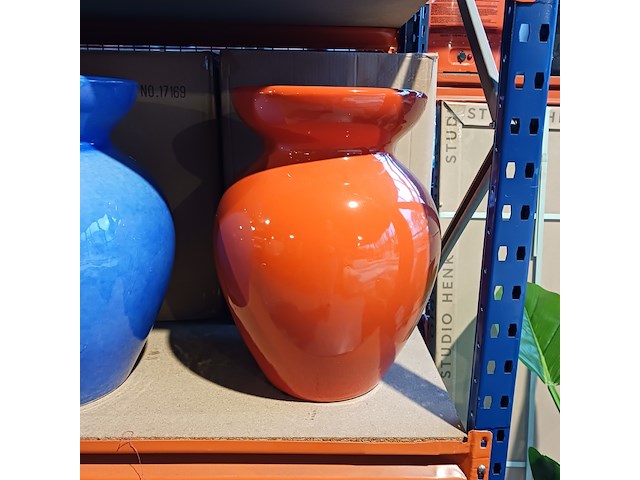 5x gekleurde vaas, des pots - afbeelding 10 van  11