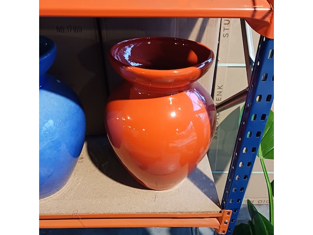 5x gekleurde vaas, des pots - afbeelding 11 van  11