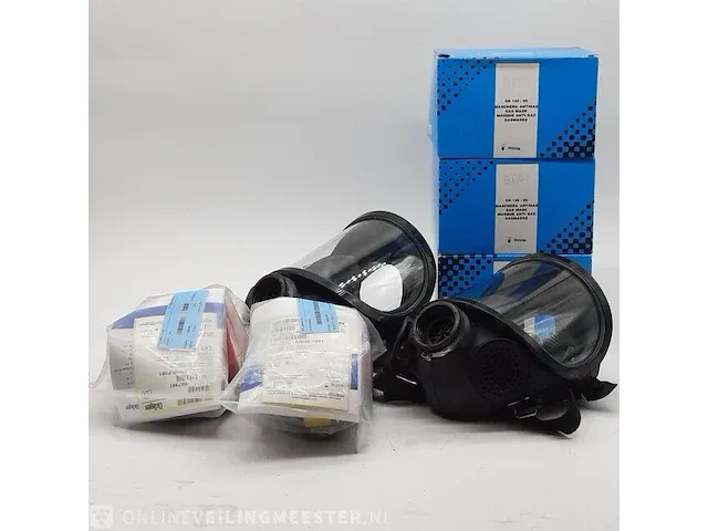 5x gelaatsmasker en 2x filter o.a sperian - afbeelding 1 van  9
