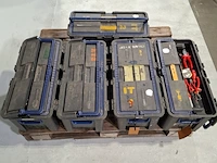 5x gereedschapskoffer met inhoud, o.a. fluke, stanley - afbeelding 3 van  12