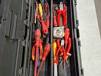 5x gereedschapskoffer met inhoud, o.a. fluke, stanley - afbeelding 9 van  12