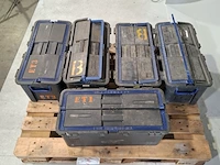 5x gereedschapskoffer met inhoud, o.a. fluke, stanley - afbeelding 8 van  8