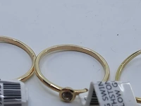 5x gouden ring, 14 karaats - afbeelding 6 van  16