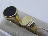5x gouden ring, 14 karaats - afbeelding 2 van  13