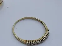 5x gouden ring, 14 karaats - afbeelding 3 van  12