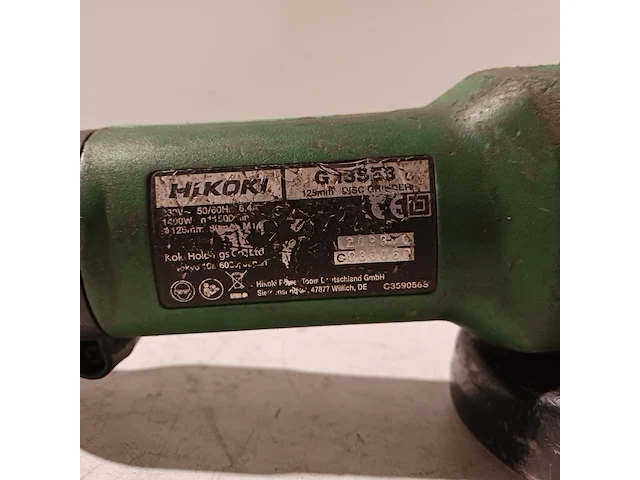 5x haakse slijper, hitachi en hikoki - afbeelding 4 van  32