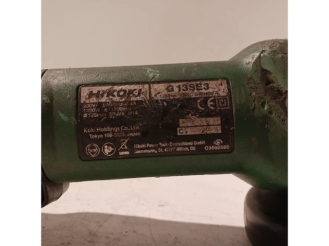 5x haakse slijper, hitachi en hikoki - afbeelding 10 van  32