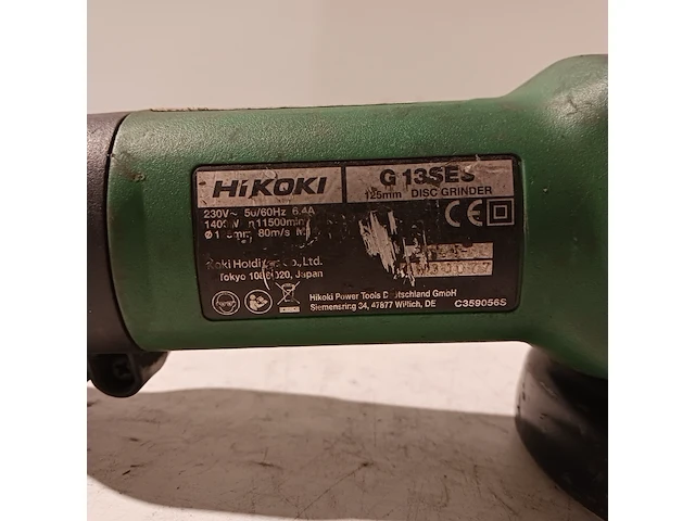 5x haakse slijper, hitachi en hikoki - afbeelding 17 van  32
