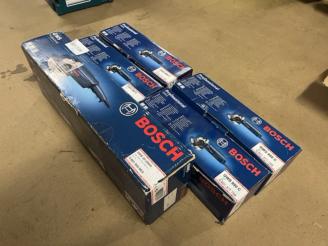 5x haakse slijpmachine bosch professional - afbeelding 1 van  8