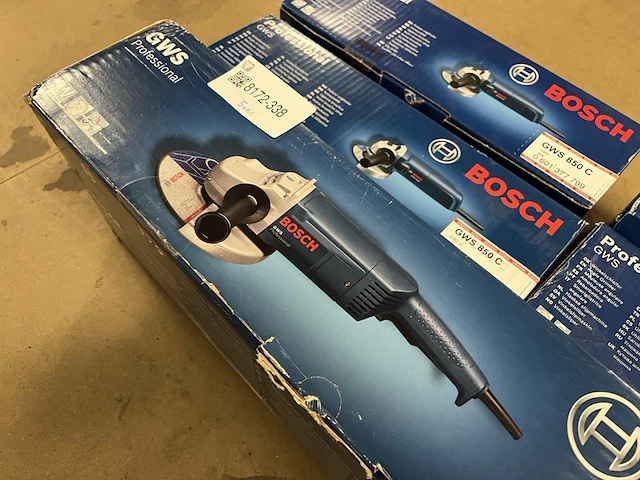 5x haakse slijpmachine bosch professional - afbeelding 2 van  8