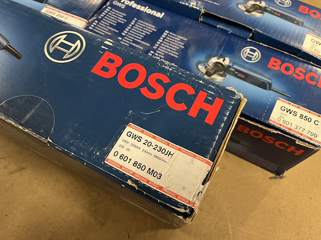 5x haakse slijpmachine bosch professional - afbeelding 3 van  8