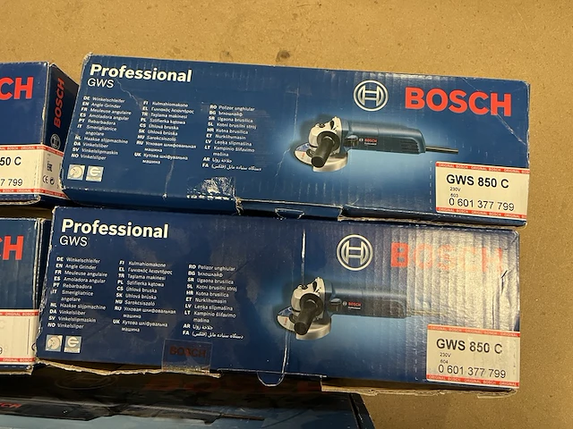 5x haakse slijpmachine bosch professional - afbeelding 6 van  8
